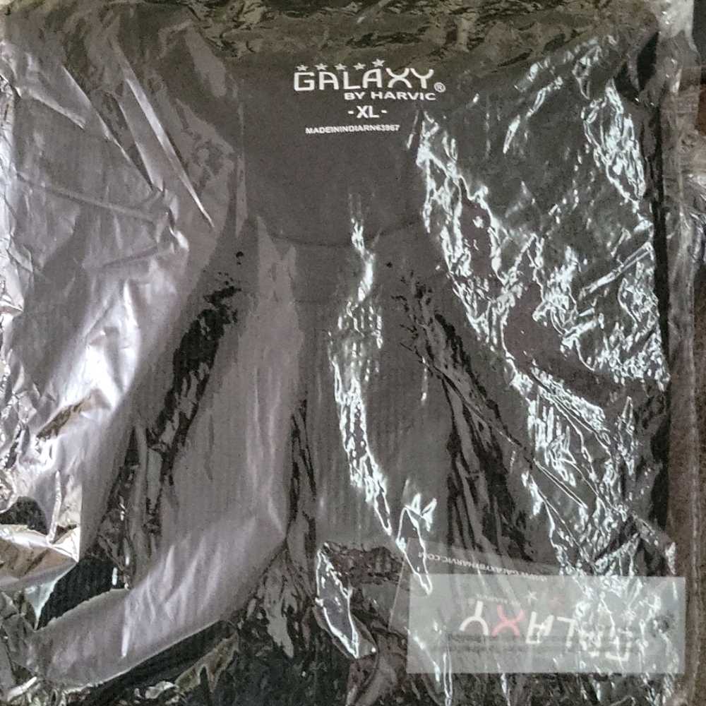 Mens Black thermal long sleeve shirt
